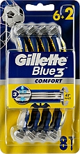 Kup 8-częściowy zestaw jednorazowych maszynek do golenia - Gillette Blue 3 Comfort