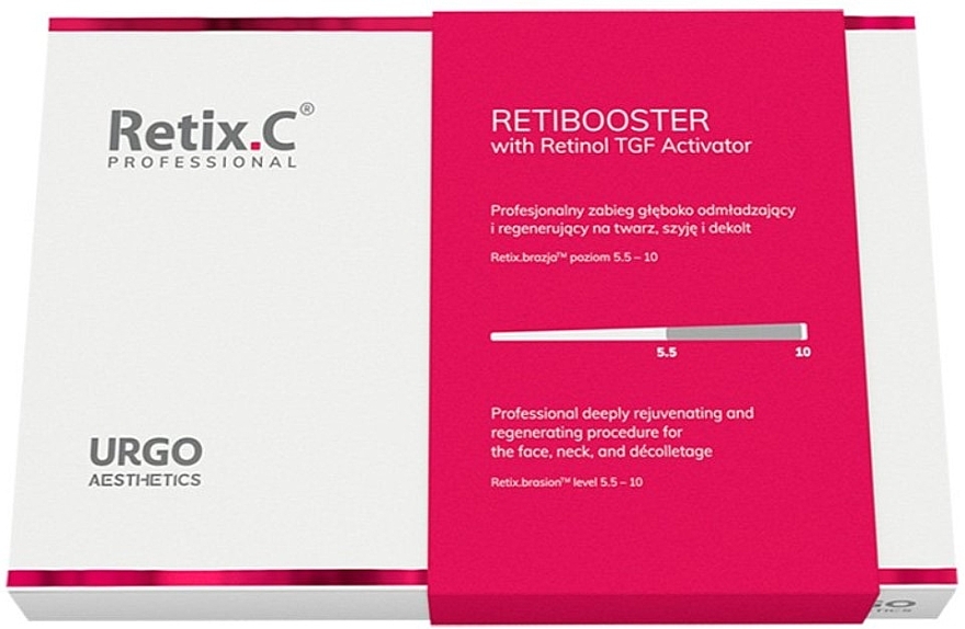 Zestaw do kuracji przeciwstarzeniowej z retinolem - Retix.C Retibooster with Retinol TGF Activator (serum/5x2ml + activ/5x2,5ml + cr/50ml + jar/5 pcs) — Zdjęcie N1