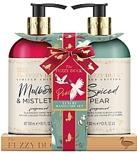 Zestaw - Baylis & Harding The Fuzzy Duck Winter Wonderland Luxury Hand Care Gift Set (h/wash/300ml + h/b/lot/300ml) — Zdjęcie N1