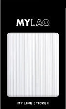 Kup Naklejki na paznokcie Letnie rośliny - MylaQ My White Line Sticker