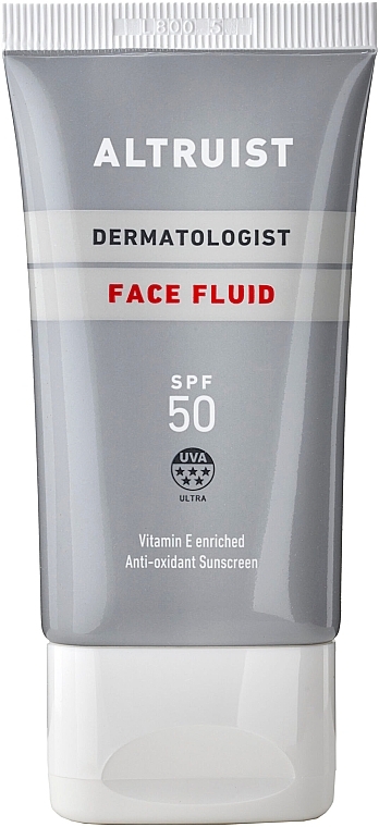 Fluid do twarzy z filtrem przeciwsłonecznym - Altruist Sunscreen Fluid SPF50 — Zdjęcie N1