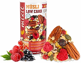 Kup Niskocukrowe musli w tubie Owoce leśne - Mixit Extra Protein Muesli Low Carb & Berries