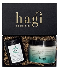 Kup Hagi Cosmetics Set (b/salt 600 g + candle 215 g) - Zestaw