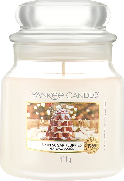 Świeca zapachowa w słoiku - Yankee Candle Spun Sugar Flurries Jar Candle — Zdjęcie N2