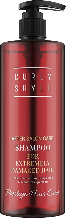 Szampon naprawczy do bardzo zniszczonych włosów - Curly Shyll After Salon Care Shampoo — Zdjęcie N1