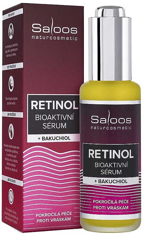 Bioaktywne serum z retinolem i bakuchiolem - Saloos Retinol Bioactive Serum — Zdjęcie N1