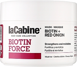 Kup Maska przeciw wypadaniu włosów - La Cabine Biotin Force Biotin + Red Onion Mask