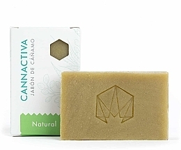 Naturalne mydło konopne ręcznie robione - Cannactiva Natural and Handmade Hemp Soap — Zdjęcie N1