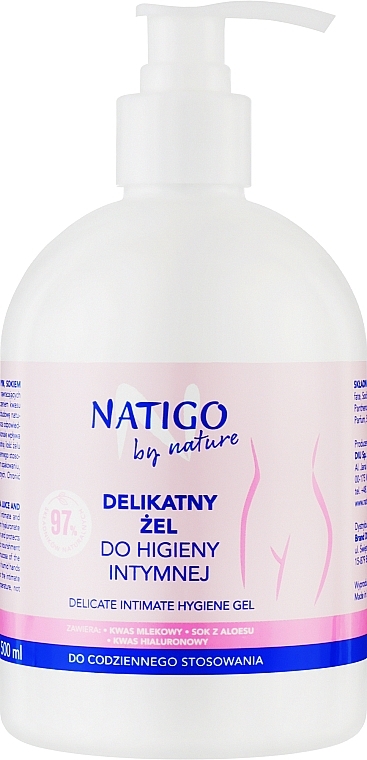 Delikatny żel do higieny intymnej - Natigo by Nature Delicate Intimate Hygiene Gel — Zdjęcie N1