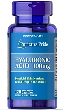 Kwas hialuronowy, 100 mg, kapsułki - Puritan's Pride Hyaluronic Acid 100mg Capsules — Zdjęcie N3