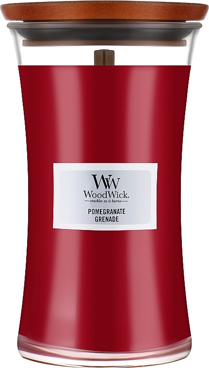 Świeca zapachowa w szkle - WoodWick Hourglass Candle Pomegranate — Zdjęcie N2