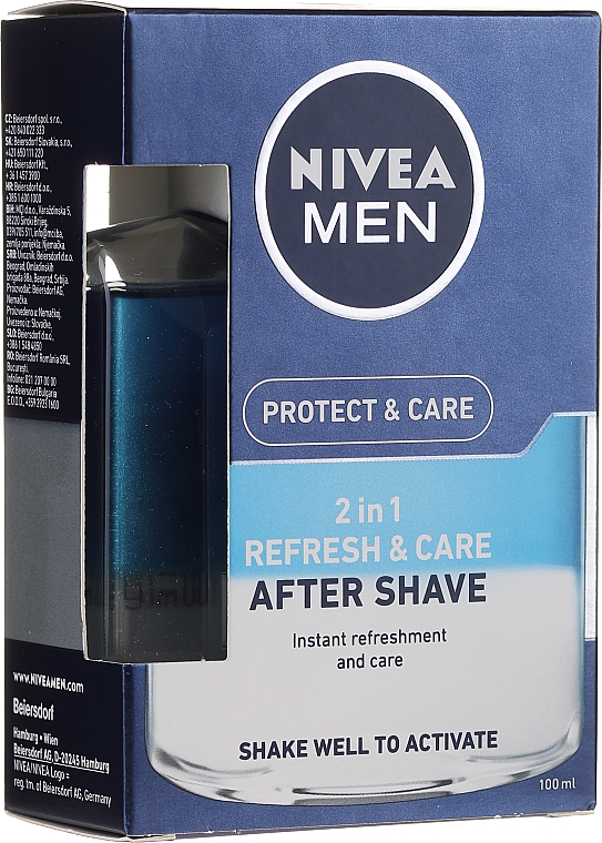 Woda po goleniu dla mężczyzn Odświeżenie i ochrona 2 w 1 - NIVEA MEN After Shave Lotion — Zdjęcie N8