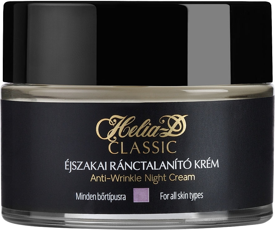 Przeciwzmarszczkowy krem do twarzy na noc - Helia-D Classic Anti-Wrinkle Night Cream — Zdjęcie N1