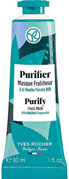 Żelowa maseczka oczyszczająca z miętą - Yves Rocher Purify Fresh Mask — Zdjęcie N1