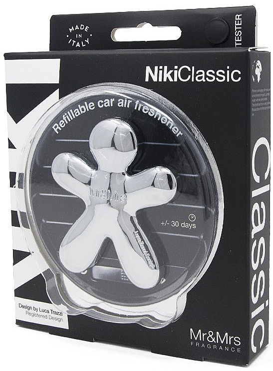 Odświeżacz do samochodu - Mr&Mrs Niki Classic Chrome Silver Pure — Zdjęcie N2