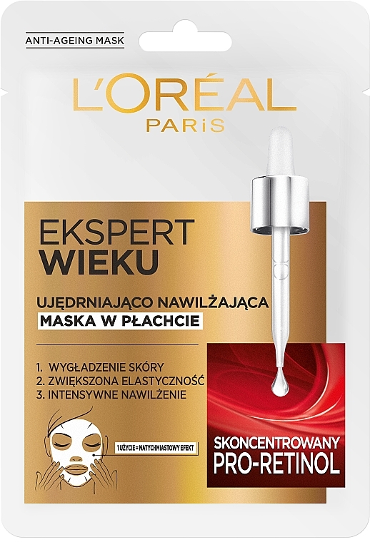 Ujędrniająca maska wygładzająca do twarzy - L'Oréal Paris Age Specialist 45+