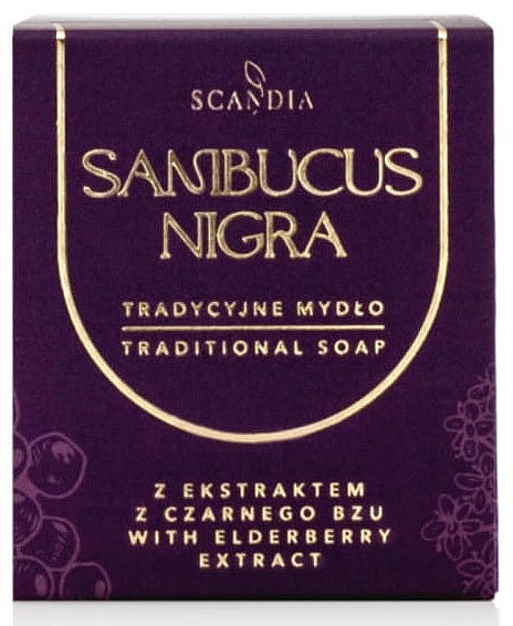 Tradycyjne mydło z ekstraktem z czarnego bzu - Scandia Cosmetics — Zdjęcie N1