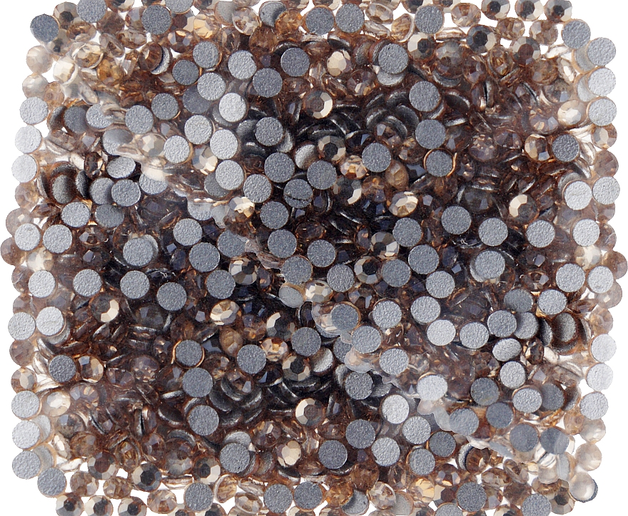 Ozdobne kryształki do paznokci Crystal Golden Shadow, rozmiar SS 03, 1000 szt. - Kodi Professional — Zdjęcie N1