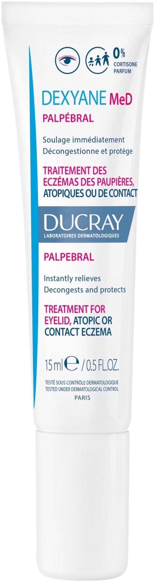 Krem pod oczy - Ducray Dexyane MeD Palpebral Cream — Zdjęcie 15 ml