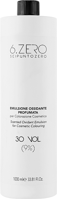 Emulsja utleniająca - Seipuntozero Scented Oxidant Emulsion 30 Volumes 9% — Zdjęcie N3