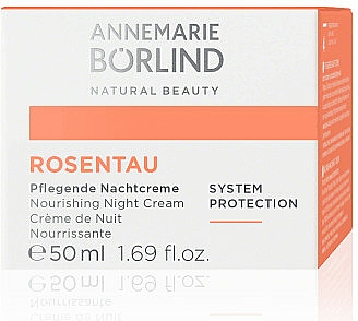 Krem przeciwzmarszczkowy do twarzy na noc - Annemarie Borlind Rosentau System Protection Nourishing Night Cream — Zdjęcie N2
