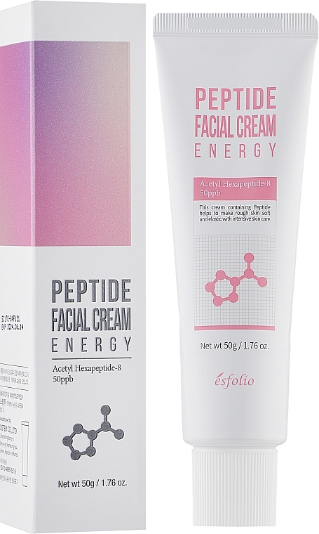 Przeciwzmarszczkowy krem do twarzy - Esfolio Peptide Facial Cream — Zdjęcie N2