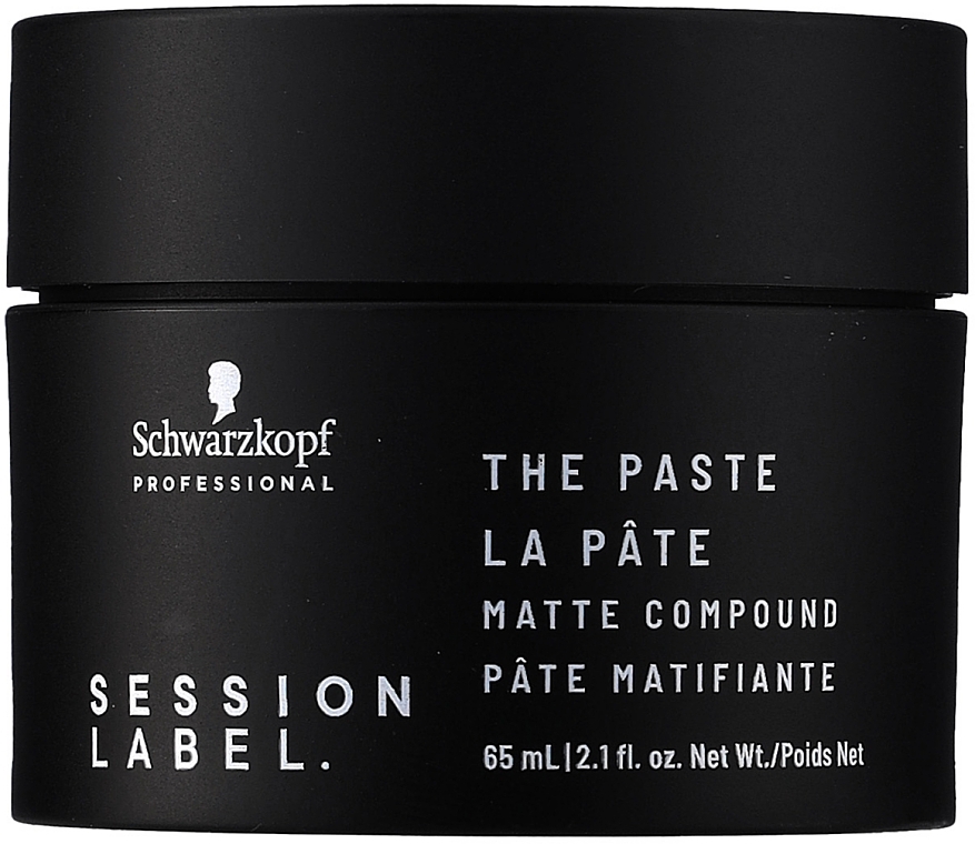 Matowa pasta do stylizacji - Schwarzkopf Professional Session Label The Paste Matte Compound — Zdjęcie N1