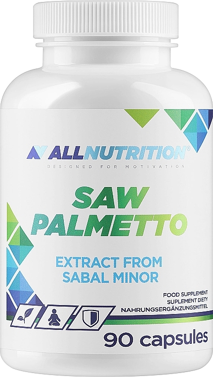 Suplement diety Jagody palmy sabałowej - Allnutrition Adapto Saw Palmetto — Zdjęcie N1