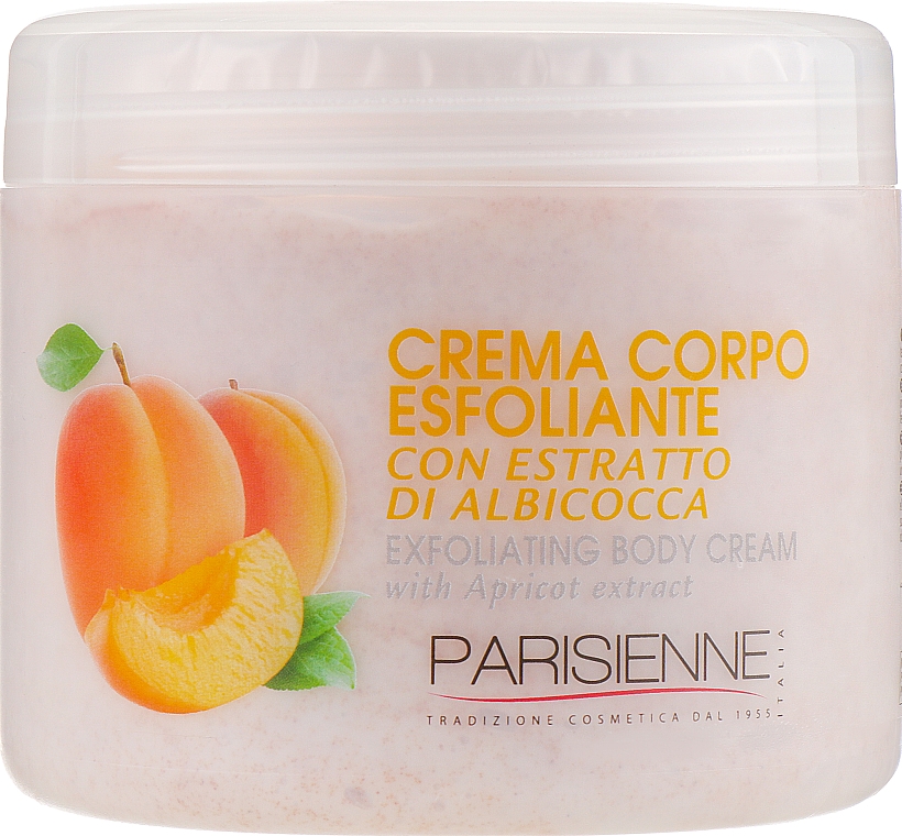 Złuszczający krem do ciała z ekstraktem z moreli - Parisienne Italia Body Scrub With Apricot Extract — Zdjęcie N3