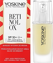 Krem przeciwzmarszczkowy na dzień - Yoskine Retinolox SPF 50+ Anti-Wrinkle Day Cream — Zdjęcie N2