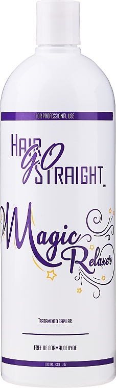 PRZECENA! Keratyna do włosów - Hair Go Straight Magic Relaxer * — Zdjęcie N1