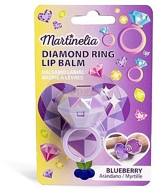 Balsam do ust, jagoda - Martinelia Diamond Ring Lip Balm — Zdjęcie N1