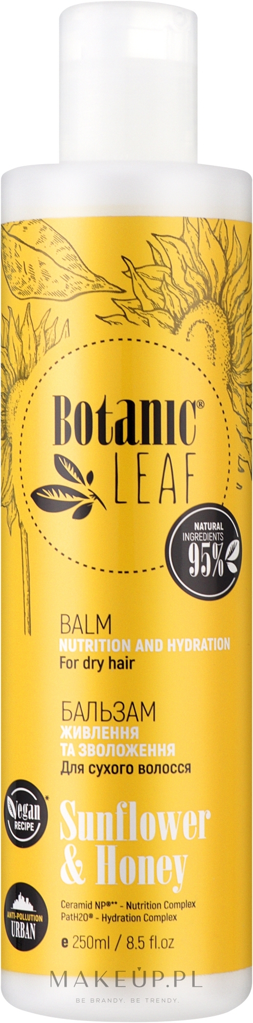 Balsam do włosów suchych, Odżywianie i nawilżanie - Botanic Leaf — Zdjęcie 250 ml