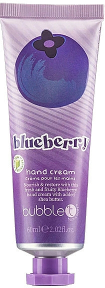 Odżywczy krem do rąk Borówka - Bubble T TasTea Edition Blueberry Hand Cream — Zdjęcie N1