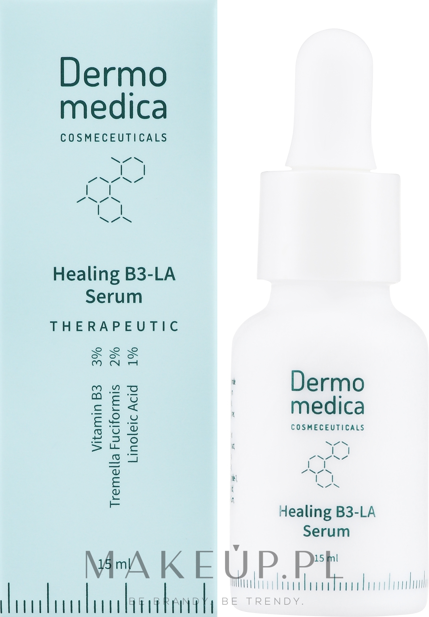 Serum z witaminą B3 i kwasem linolowym - Dermomedica Therapeutic Healing B3-LA Serum — Zdjęcie 15 ml