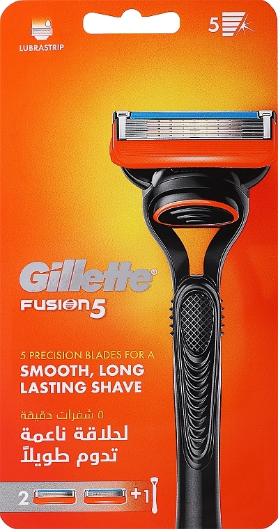 Maszynka do golenia z 2 wymiennymi ostrzami - Gillette Fusion