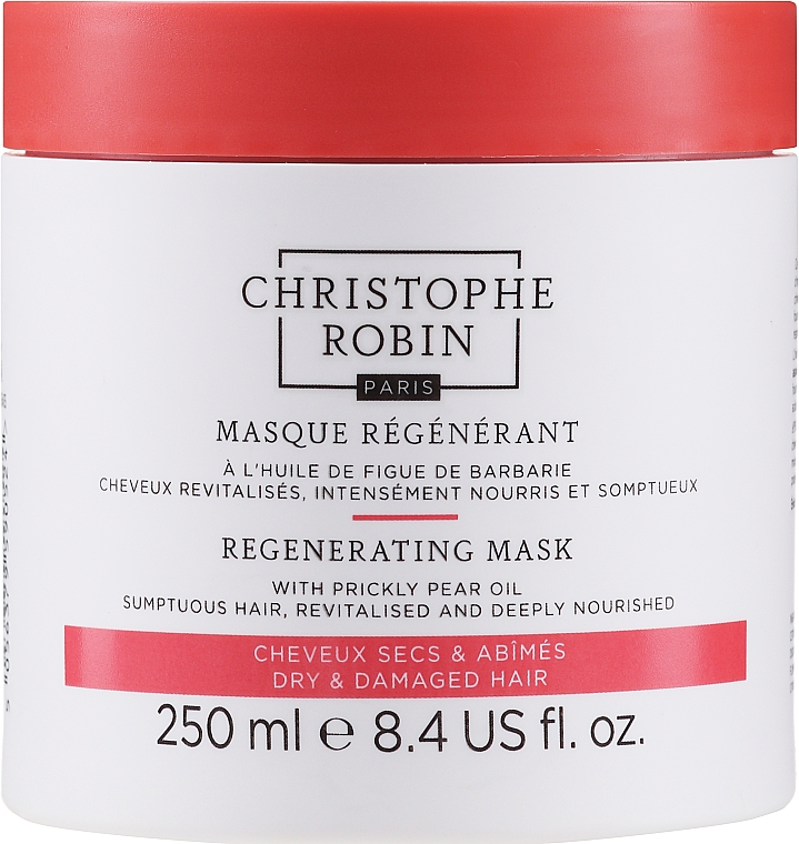 Regenerująca maska do włosów - Christophe Robin Regenerating Mask With Rare Prickly Pear Seed Oil