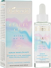 Nawilżające serum do twarzy - Bielenda Beauty CEO Drink Me Up Serum — Zdjęcie N2