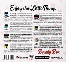 WYPRZEDAŻ Zestaw - Beauty Jar Enjoy The Little Things Gift Set (l/cr/15ml + eye/patch/15ml + b/peel/60ml + l/scr/15ml + h/scr/60 ml + n/balm/15ml + shmp/25g) * — Zdjęcie N3