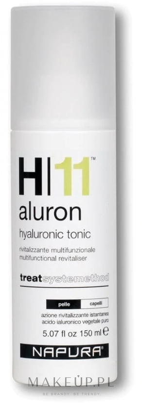 Hialuronowy tonik do włosów - Napura H11 Aluron Hyaluronic Tonic — Zdjęcie 150 ml