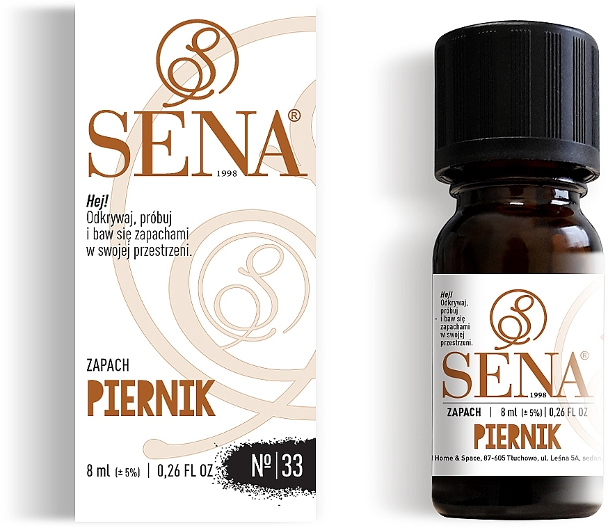 Olejek aromatyczny Piernik - Sena Aroma Oil №33 Gingerbread — Zdjęcie N1