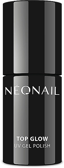 Błyszczący top coat do lakieru hybrydowego - NeoNail Professional UV Gel Polish Top Glow — Zdjęcie N1