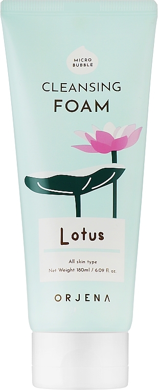 Lotosowa pianka oczyszczająca do twarzy - Orjena Cleansing Foam Lotus — Zdjęcie N1