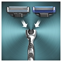 Maszynka do golenia z 2 wymiennymi ostrzami - Gillette Mach3 — Zdjęcie N9