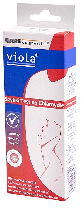 Szybki test na chlamydię - Farmabol Viola Chlamydia Test — Zdjęcie N1