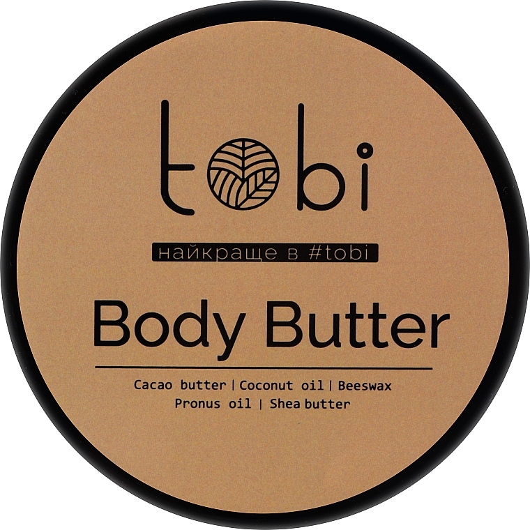 Odżywcze masło do ciała Masło shea i wanilia - Tobi Body Butter — Zdjęcie N1