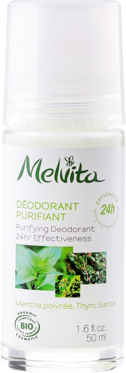 Odświeżający dezodorant w kulce - Melvita Purifying Deodorant