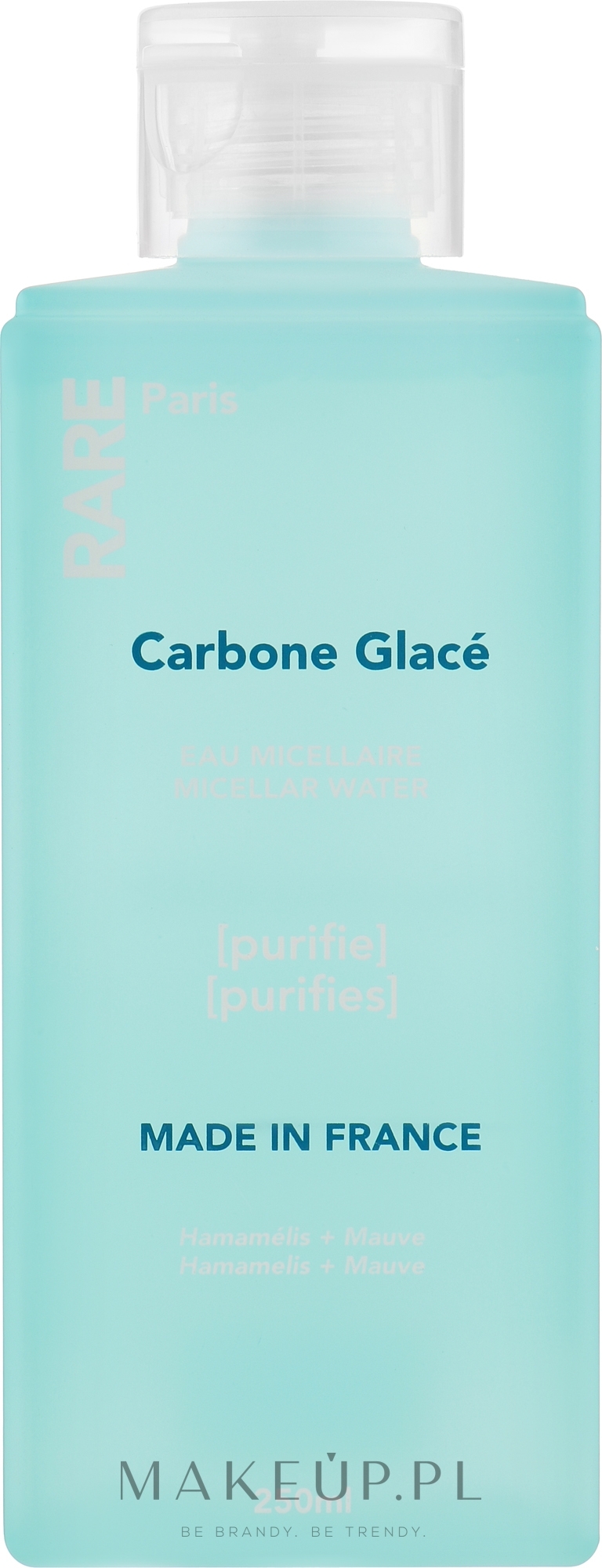 Oczyszczający płyn micelarny do twarzy - RARE Paris Carbone Glace Purifying Micellar Water — Zdjęcie 250 ml