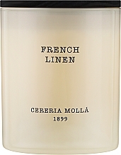 Cereria Molla French Linen - Świeca zapachowa — Zdjęcie N1