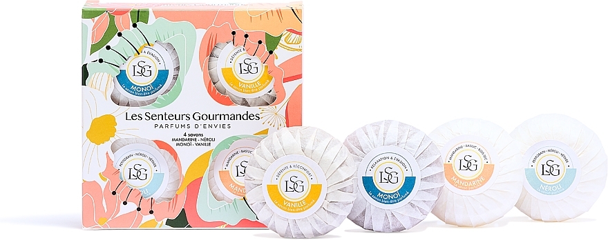 Les Senteurs Gourmandes Soap Gift Set - Zestaw (soap/4x70g) — Zdjęcie N1